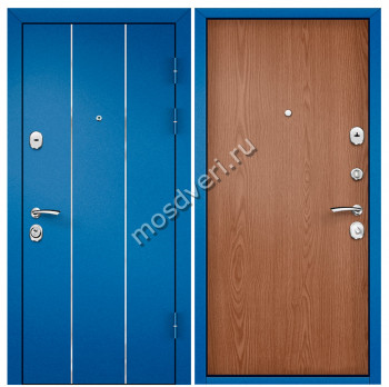 Синие входные двери в квартиру SVK-29 - купить от производителя Мосдвери Синие входные двери в квартиру SVK-29